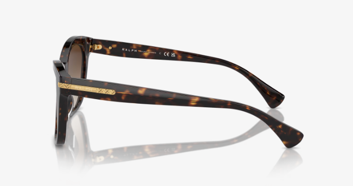 Ralph by Ralph Lauren RA5310U 500313 Sunglasses - Shiny Dark Havana/Brown Gradient Lens, 56-17