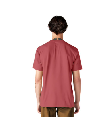 Dickies Men's Heavyweight Short Sleeve Pocket T-Shirt - Mineral Red, Size 3XLT
