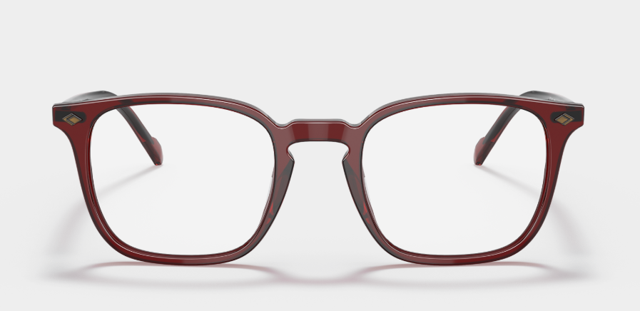 Vogue Men's VO5433 2924 Eyewear Frames - Transparent Bordeaux, 50/21/145