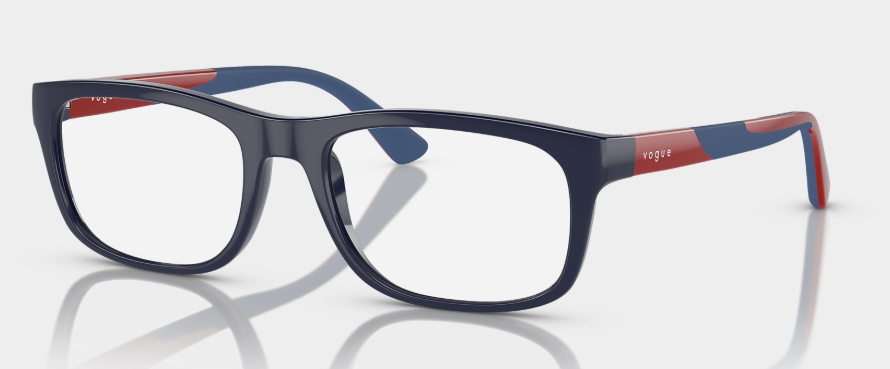 Vogue Kids' VY2021 3105 Eyewear Frames - Dark Blue, 50/17/130