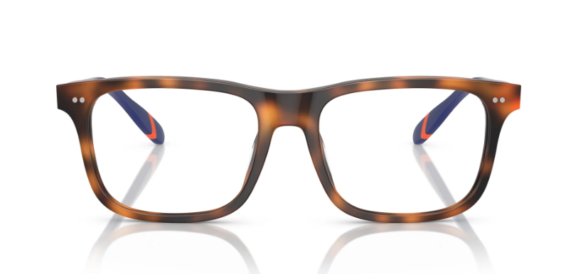 Polo Ralph Lauren Men's PH2270U 6089 Eyewear Frames - Shiny Red Havana, 54/18/145