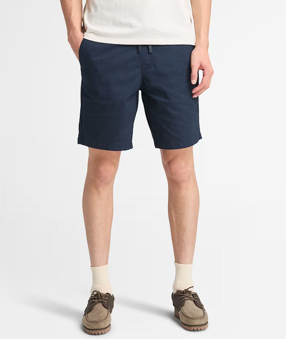 Timberland Men's Twill Cargo Shorts - Navy Blue, XS