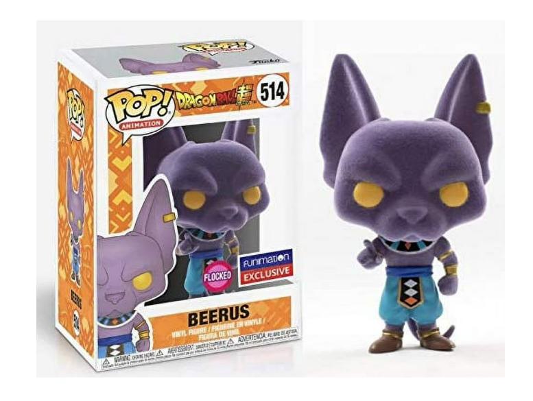 Funko Pop! Dragon Ball Z - Flocked Beerus #514 (Funimation Exclusive)