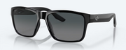 Costa Del Mar Men's Paunch XL Sunglasses 6S9049-904908 - Shiny Black Frame w/Gray Gradient Lens, 57/16/145