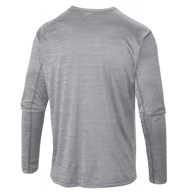Columbia Men's Zero Rules Long Sleeve Shirt - Columbia Gray Heather, Size XL