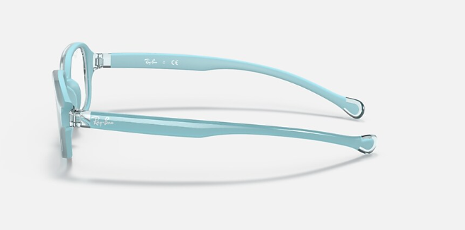 Ray-Ban Junior RB9074V 3879 Eyewear Frames - Light Blue, 39/16/120