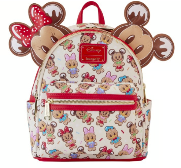 Loungefly Disney Mickey & Friends Gingerbread Cookie Backpack with Ears