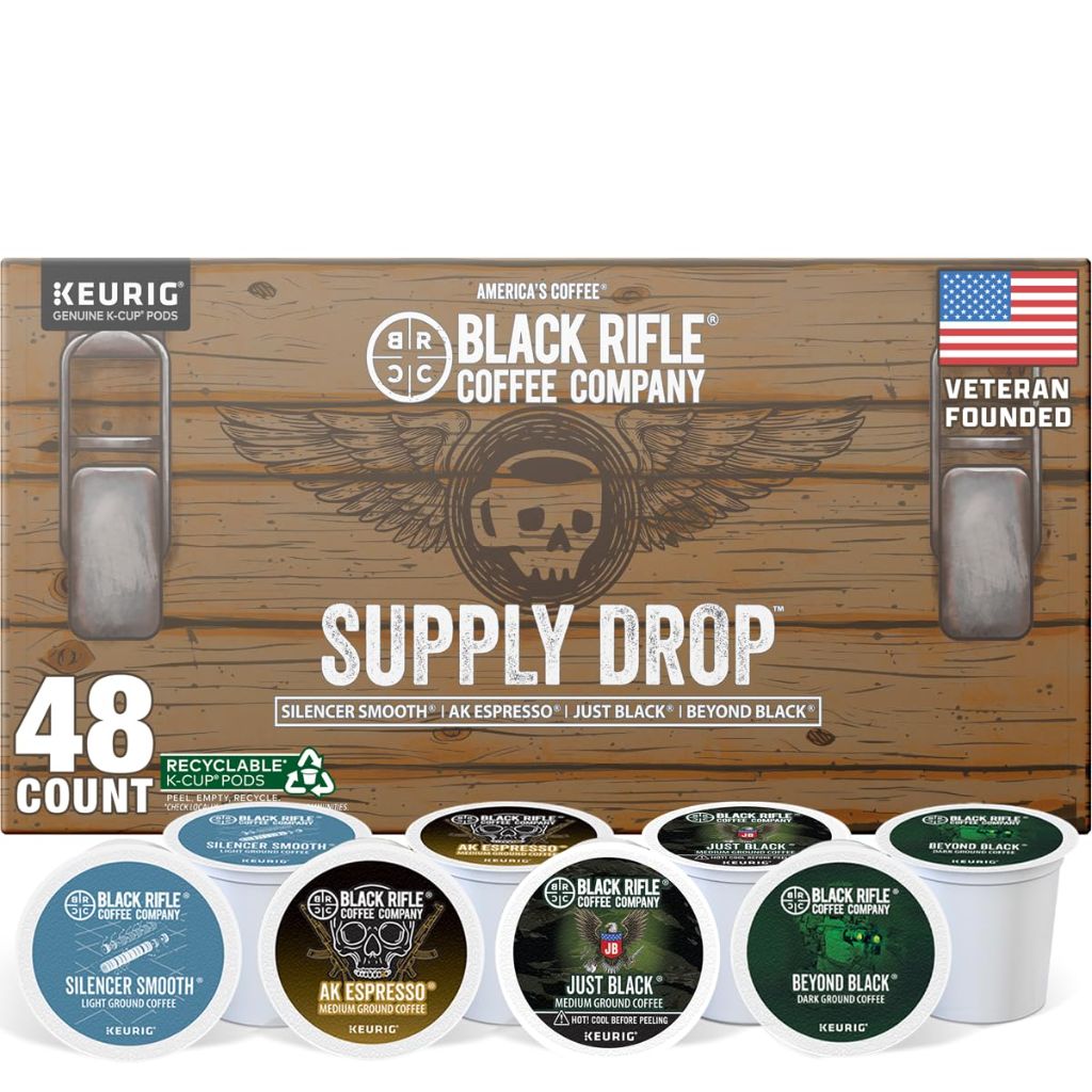 Black Rifle Coffee Company Supply Drop Variety Pack (48 Count of K Cups)