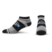 SZ L, For Bare Feet MiLB BILOXI SHUCKERS Streak No Show Sock Team Colors