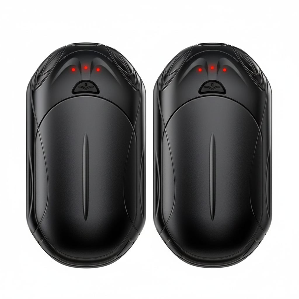 Outjut Hand Warmers Rechargeable 2 Pack (Black)