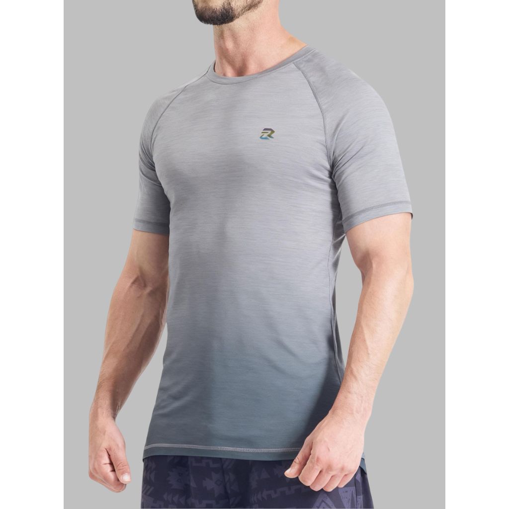 SZ M, EZRUN Men's Swim Shirts UPF 50+ Sun Protection Rash Guard T-Shirts