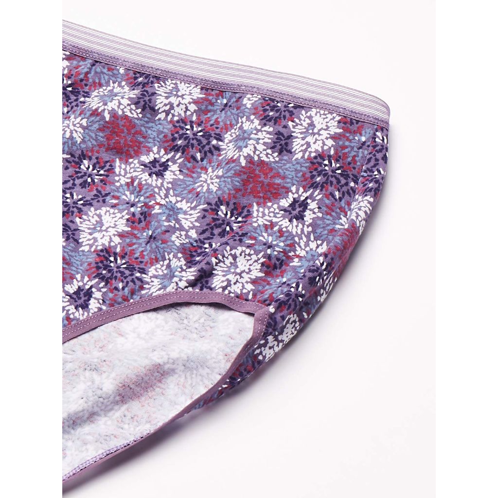 Hanes Women's Signature Cotton Breathe Briefs Underwear Pack, 6-Pack  8/XL