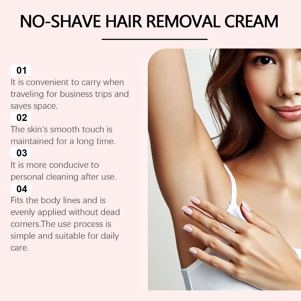 No Shave Hair Removal Cream, 5.29FL OZ (1)
