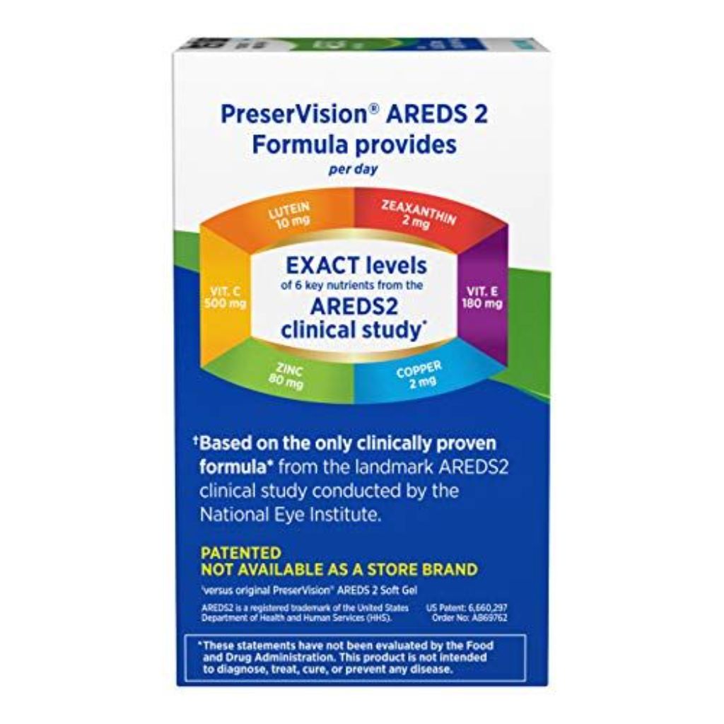 Bausch + Lomb PreserVision AREDS 2 Mini Soft Gels, 120ct - 3 Pack