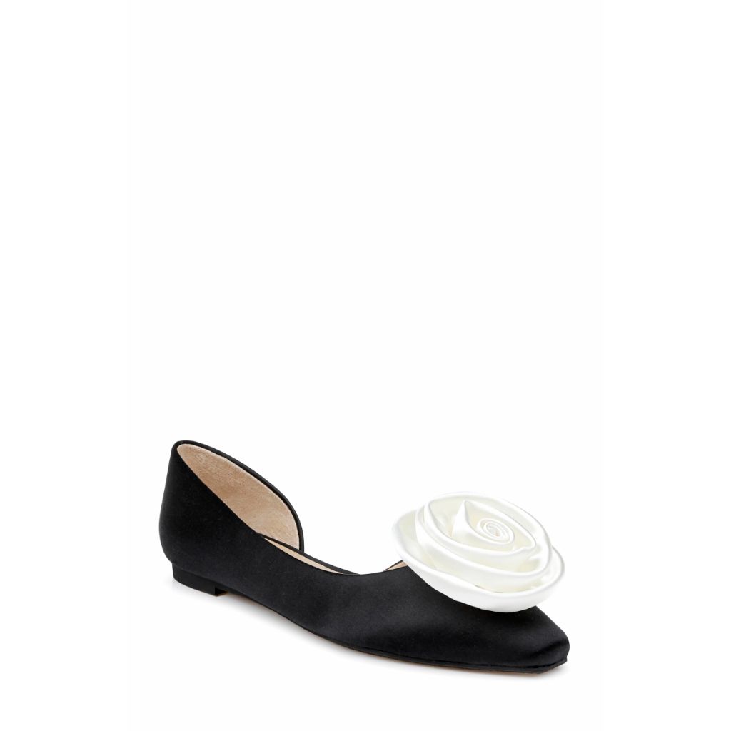 Badgley Mischka's Jana Flat, Black - size 11