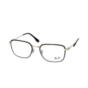 Ray-Ban 0RX6511 2861 Optics Unisex Eyewear Frames - Polished Black on Silver, 55/19/141