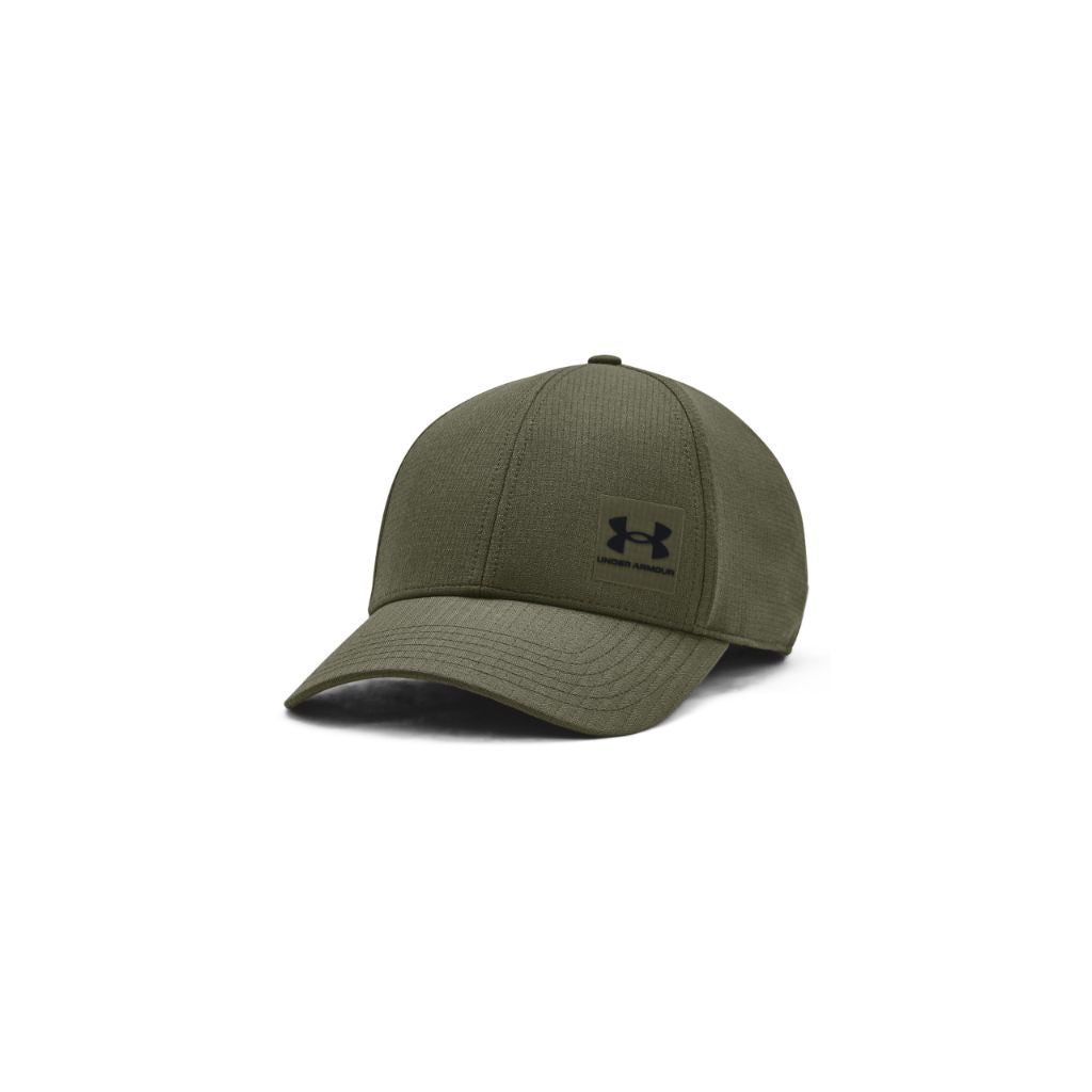 Under Armour Men's Iso-Chill ArmourVent Stretch Fit Hat, (390) Marine OD Green - size Medium/Large