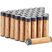 Amazon Basics High-Performance Alkaline Batteries - AAA - 36 Pack