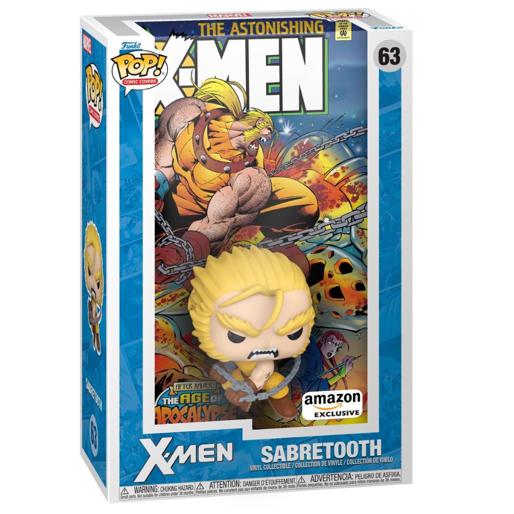 Funko POP! Comic Cover: Marvel - Age of Apocalypse - Sabretooth - Amazon Exclusive