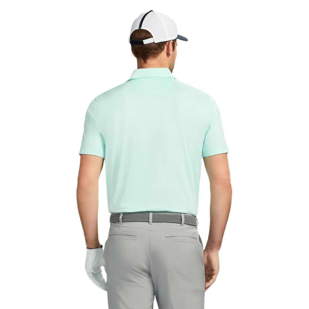 Izod Men's Swingflex Performance Mesh Polo, Limpet Shell, SZ S