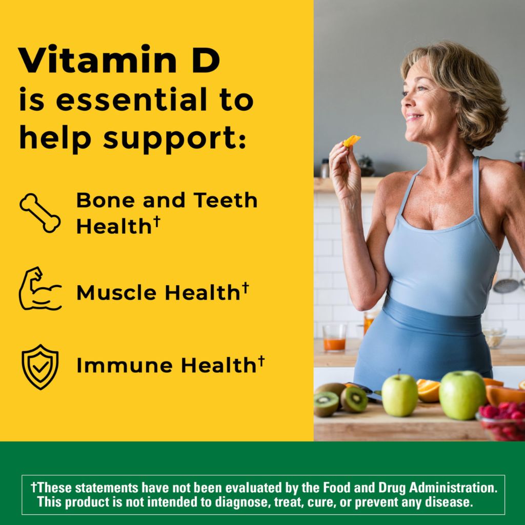 Nature Made Vitamin D3 2000 IU (50 mcg),  400 Tablets