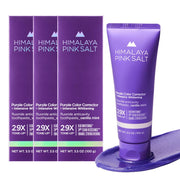 HIMALAYA PINKSALT Purple Toothpaste - Deep Stain Remover with Fluoride, Vanilla Mint, 3.5 oz (Pack of 3)