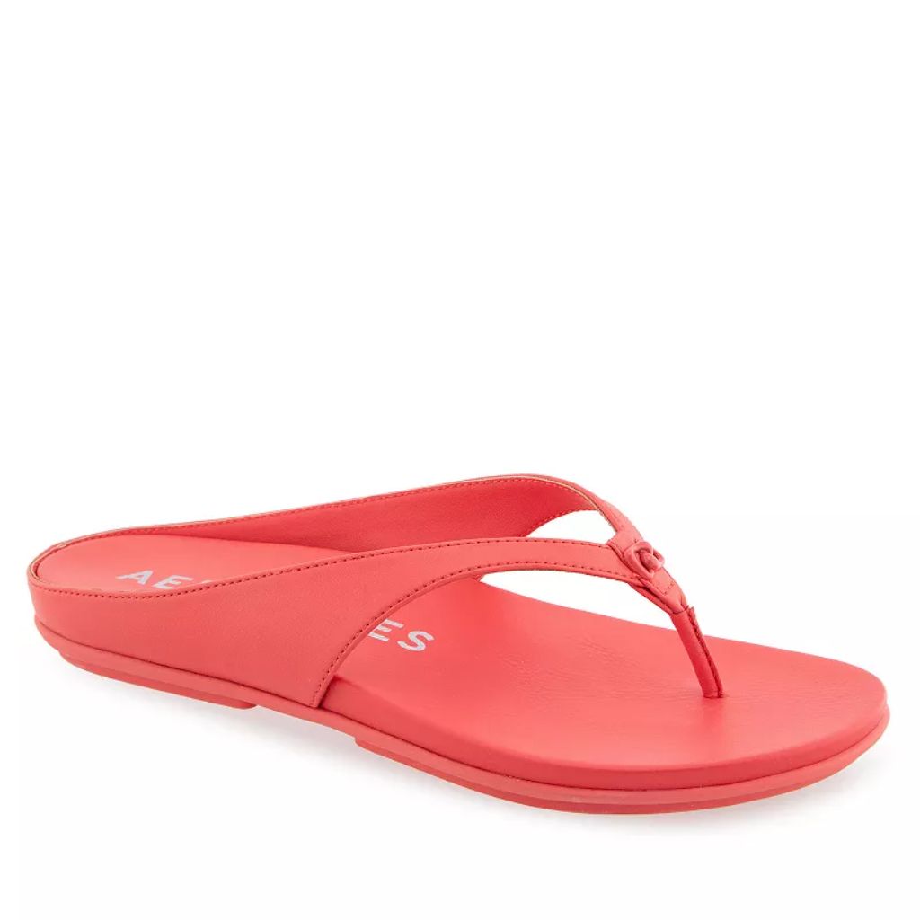Aerosoles Fisher Women's Flat Thong Sandals, Size: 5.5 Medium, Pink
