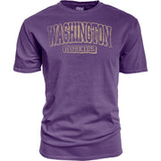 Blue 84 NCAA Adult NCAA Officially Licensed Vintage T-Shirt - Washington Huskies, Size Large