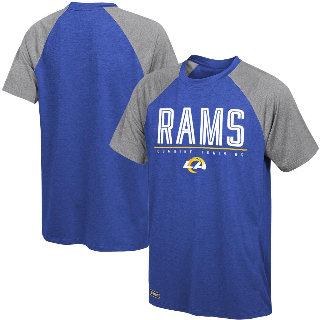 Outerstuff NFL Kids Youth 8-20 Unleashed Primary Logo Short Sleeve T-Shirt (Los Angeles Rams, XL)