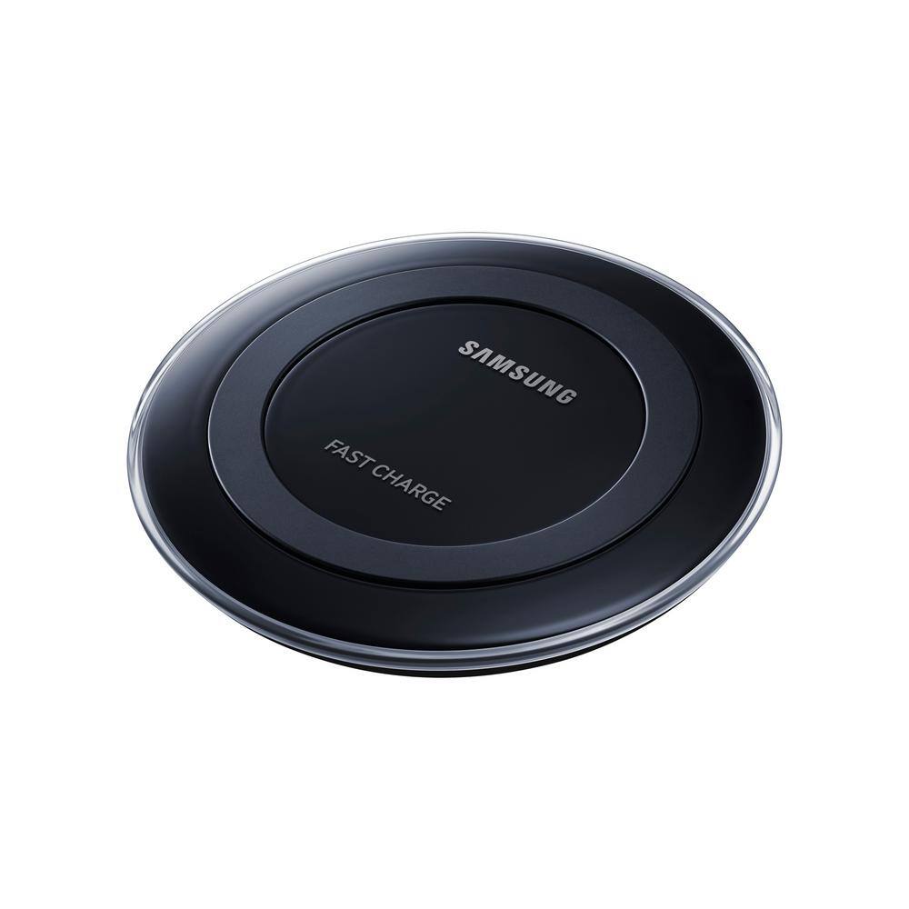 Samsung Qi Certified Fast Charge Wireless Charging Pad - Supports wireless charging on Qi compatible smartphones - Black