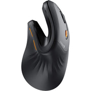 ProtoArc EM11 NL Wireless Ergonomic Mouse, Bluetooth Rechargeable Vertical Mouse, 3 Multi-Device Connectivity - Black