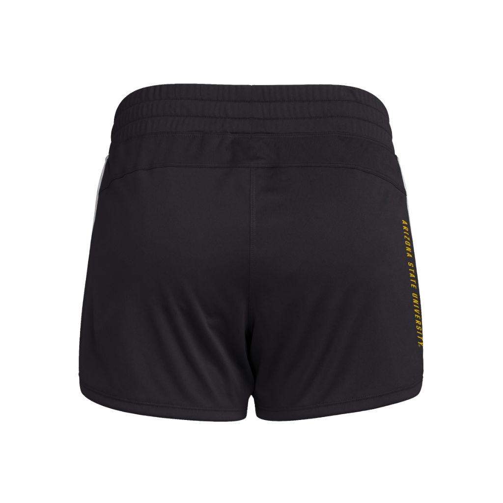 adidas Women's D4T Woven Training Shorts, 5" Inseam - Arizona State University, Black (Small)