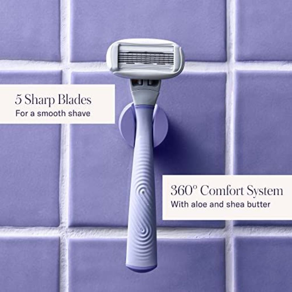 FLAMINGO Women S Razor 5-Blade Refills - Razors for Women - 10ct