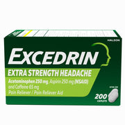 Excedrin Extra Strength Headache Reliever (Acetaminophen/Aspirin (NSAID)) - 200 Caplets