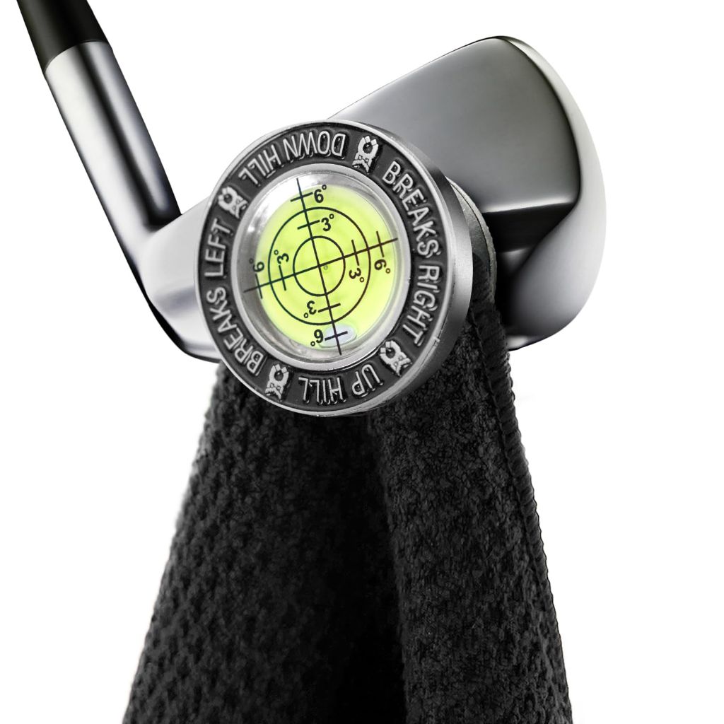 MagnetOwl Magnetic Clip for Any Golf Towel (Bubble Green)