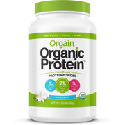 Orgain Plant-Based Organic Protein Powder, Vanilla Bean, 2.03lb