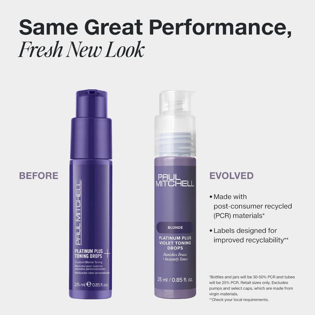 Paul Mitchell Platinum Plus Violet Toning Drops, 0.85 fl. oz