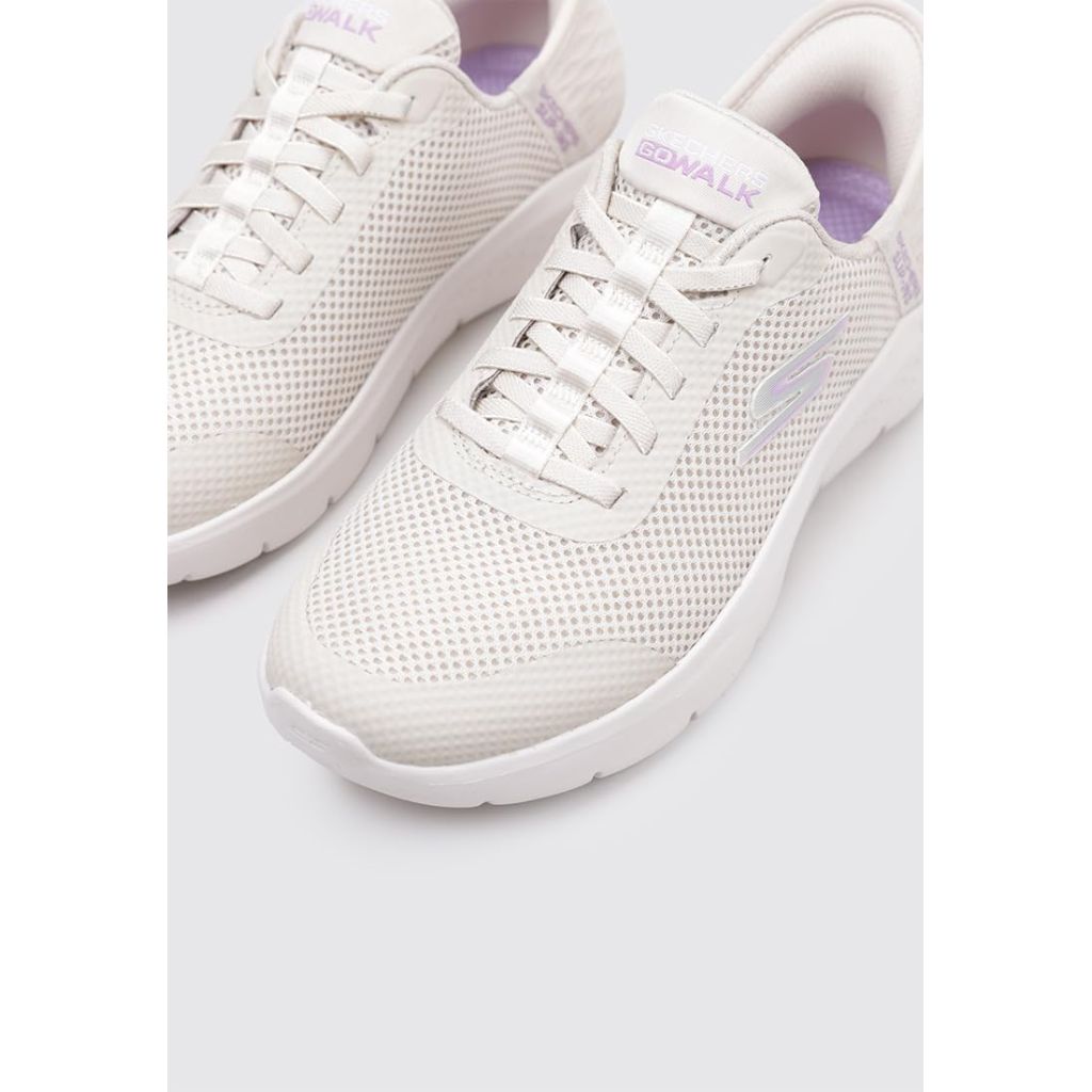 Skechers Women's Go Walk Flex Slip-Ins Grand Entry Sneaker, Off White, SZ 7.5