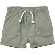 Gerber Baby Toddler Girls' Twill Shorts, Olive, 6-9 Months