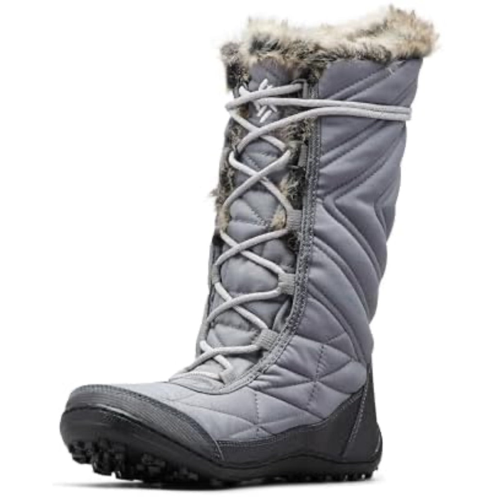 Columbia Women's Minx Mid III Snow Boots, Titanium Gray Steel/Gray Ice, Size 8