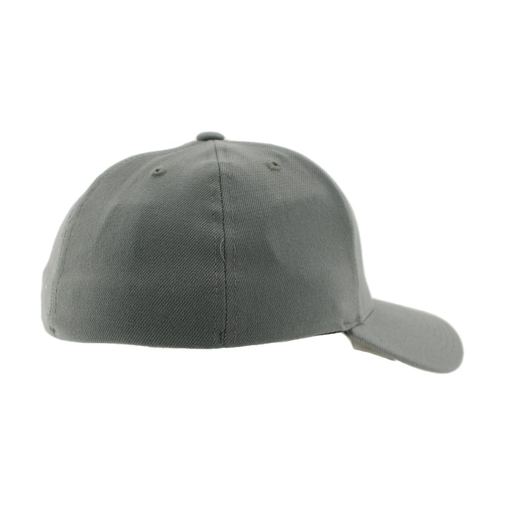 ZHATS Men's Standard NCAA Officially Licensed Fitted Hat ZH Patch Defer Gray, Grey, Medium