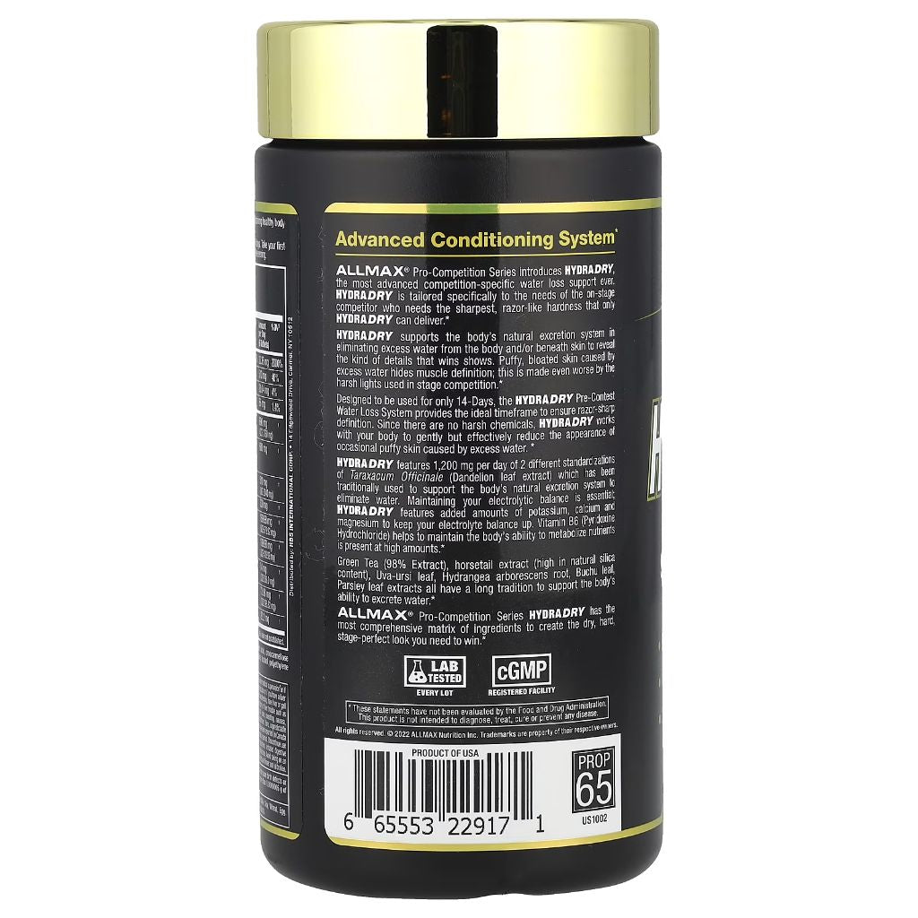 ALLMAX HYDRADRY™, 84 Tablets
