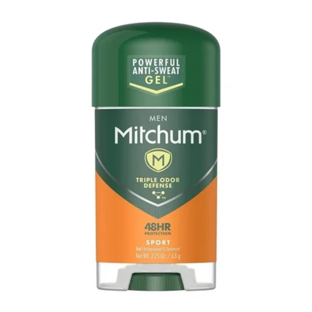 Mitchum Power Gel Anti-Perspirant Deodorant Sport  Triple Odor Defense  48HR Protection  2.25 Oz