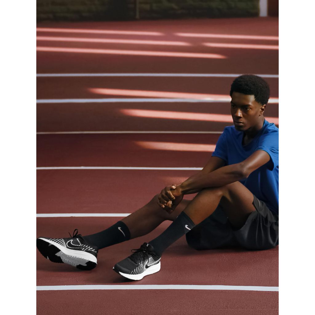 Nike Men's Run Defy Road Running Shoes - Black/White, Size 7