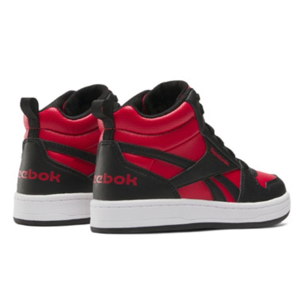 Reebok Boy's Royal Prime Mid 2.0 Sneaker - Vector Red/Black/White, Size 13 Little Kid