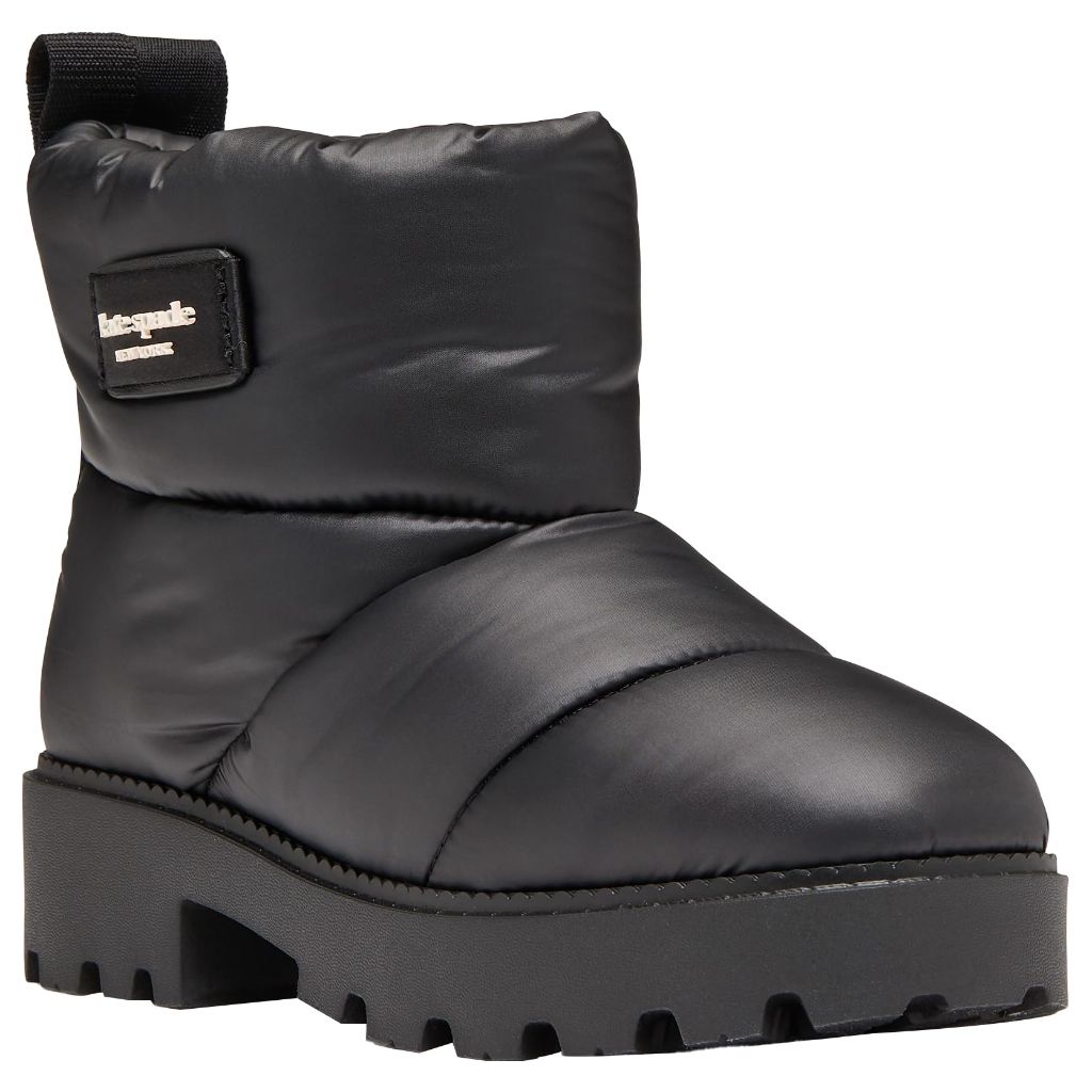 Kate Spade Women's New York Puffed Pull on Bootie - Black, Size 5