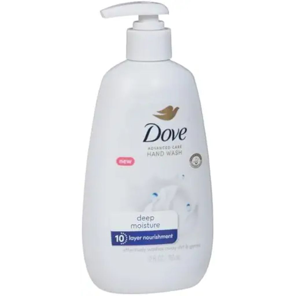 Dove Advanced Care Deep Moisture Hand Wash for Soft, Ordinary Hand Soap, 12 oz