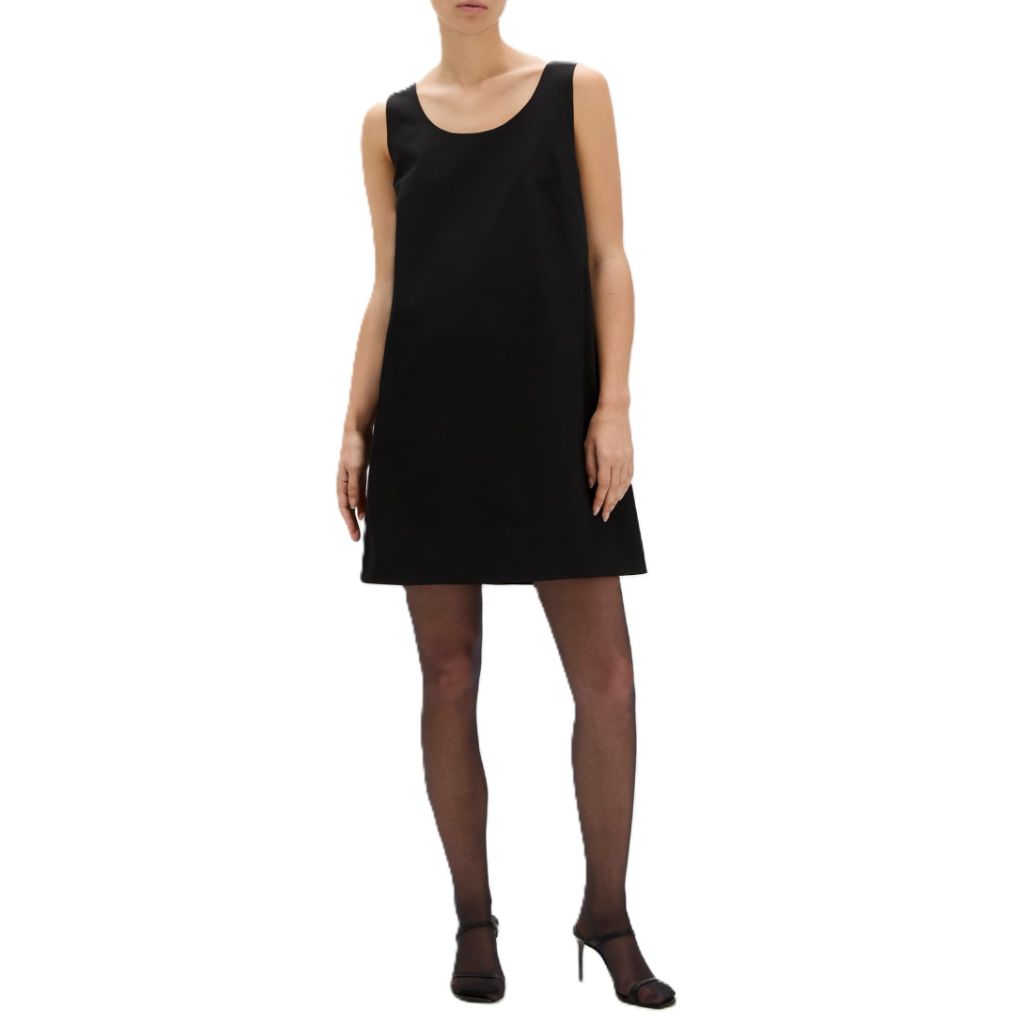 Calvin Klein Women's Refined Stretch Mini Dress Black, Size 4