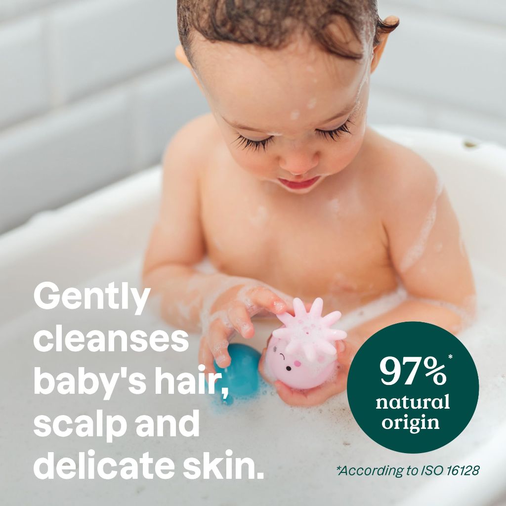 ATTITUDE Baby 2-in-1 Shampoo and Body Wash, Unscented, 8 Fl Oz