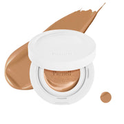 Parnell Cicamanu Serum Cushion - Moisturizing Foundation with Soothing, Coverage, Glass Skin and Lightweight Finish for Sensitive and Dry Skin, Pearl Skin (0.52 Fl Oz, 33N)
